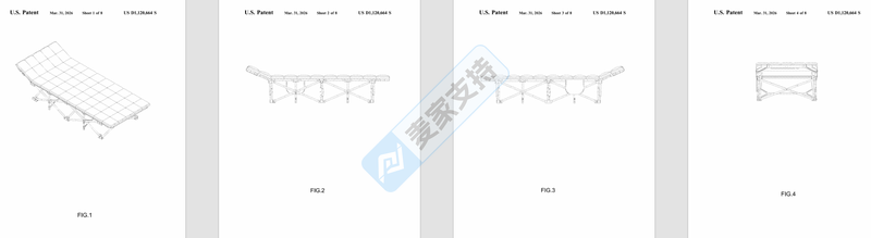 D1120664折叠床外观视图一